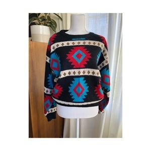 Vintage Navajo design sweater
